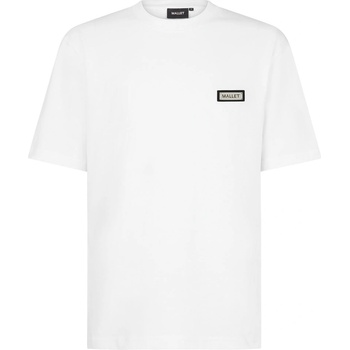 MALLET Тениска MALLET Men's Plaque T-Shirt - White Organic