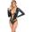 Cottelli Collection Crotchless Long Sleeve Body Matte Look 2644479 Black M