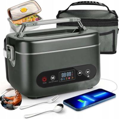 žiadna značka Lunch Box Raňajkový Box na jedlo a obed do práce školy 1200 ml