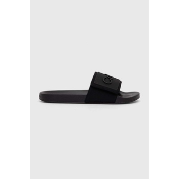 Calvin Klein Чехли Calvin Klein ADJ POOL SLIDE TPU в черно HM0HM01437 (HM0HM01437)