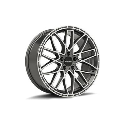 SUPER METAL VANE 8x20 5x160 ET50 gloss gray / polished