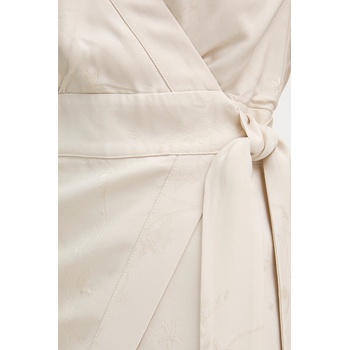 GUESS Рокля Marciano Guess WHITNEY в бежово среднодълга със стандартна кройка 5YGK55 7337A (5YGK55.7337A)