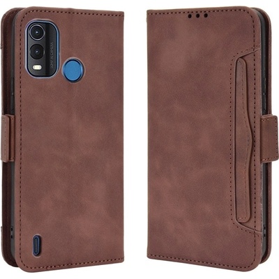 VSETKONAMOBIL 55100 SLOT Peňaženkový obal pre Nokia G11 Plus hnedý
