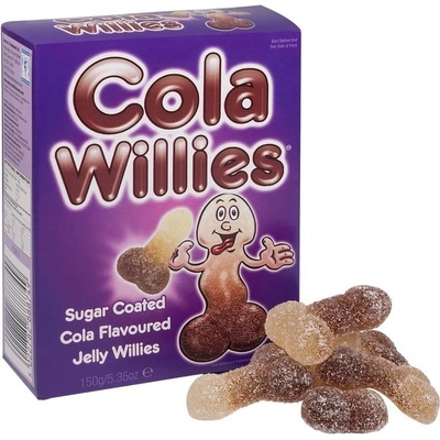 S&F Jelly Willies Želatinové bonbony ve tvaru penisu s příchutí coly 120 g – Sleviste.cz