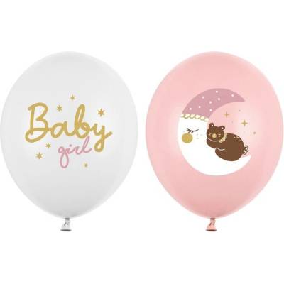 Party Deco Балони "Baby girl", 30 см, Комплект от 2 броя (SB14P-337-000)