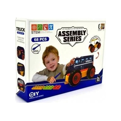 Pro Kids Builder vehicle car 68 pcs