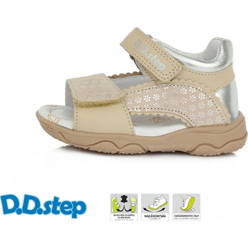D.D.Step detské dievčenské kožené sandále JAC64-213A