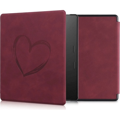 KW Mobile Brushed Heart KW5697205 pro Amazon Kindle Oasis 2/3 červené