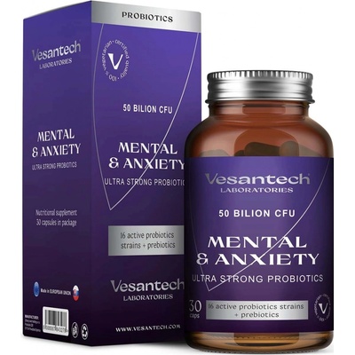 Vesantech Laboratories Probiotika Mental 30 kapslí