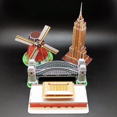 CubicFun 3D puzzle Miniarchitektura 3 - Proslulé památky 100 ks