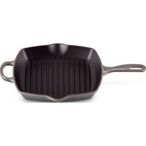 Le Creuset Грил тиган Signature квадратен 26 см сив (20183264440422)