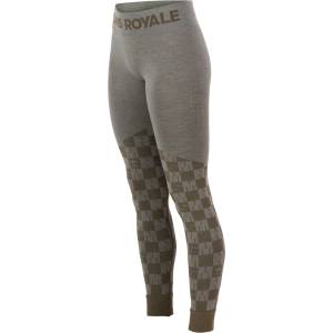 Mons Royale Дамско мериносово термобельо Mons Royale Women's Ascender Merino Seamless Legging Merino base layer - Dried Sage / Dark Olive - размер XS (115-2611-0311)