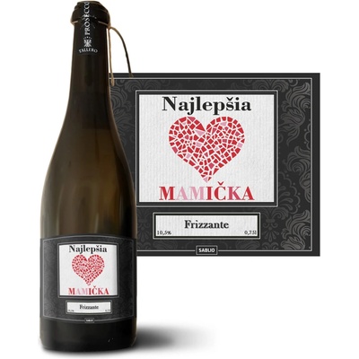 Sablio Najlepšia mamička Prosecco biele suché šumivé víno 10,5 % 0,75 l (holá fľaša)