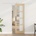 vidaXL Преплъзваща се врата ORKDAL Естествен 61 x 198, 5 см (3332069)
