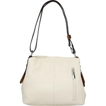 Trendy dámská koženková crossbody kabelka Julianna béžová