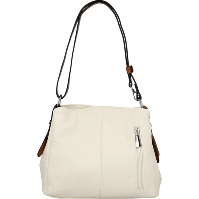 Trendy dámská koženková crossbody kabelka Julianna béžová