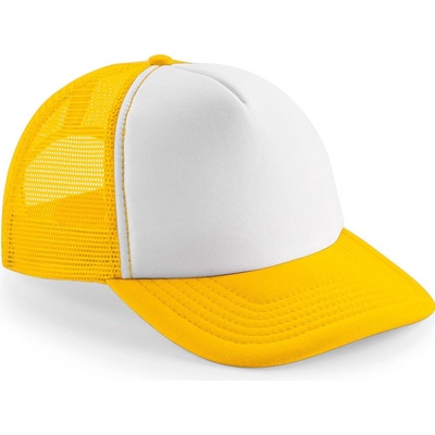 Beechfield B 645 Vintage Trucker 5 panelová COT53064587199-orange/whit Oranžová/bílá