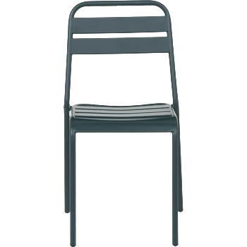 Carmen Метален градински стол aba - тъмнозелен (3535109)