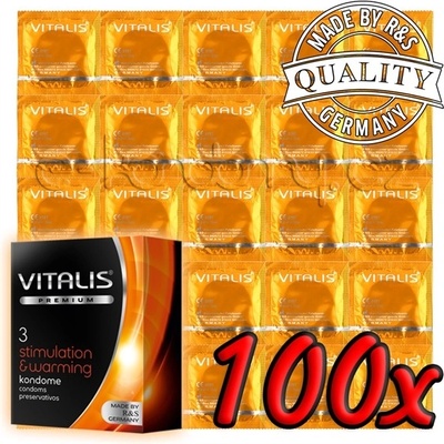 Vitalis Premium Stimulation & Warming 100 ks