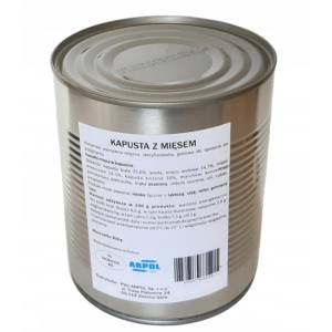 Arpol Военна консерва - зеле с месо, 850g (vkjedlo10)