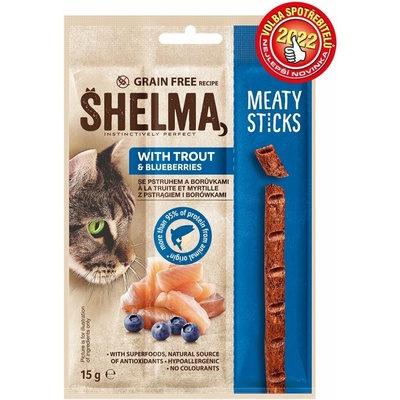 Shelma Sticks se pstruhem a borůvkami GF 15 g