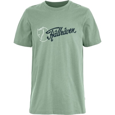 Fjällräven Мъжка тениска Fjällräven Archive Logo T-Shirt - Misty Green (216-8186-0411)