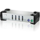 Aten CS-84AC KVM switch PS/2 4PC vč. kabeláže 1,2 a 1,8m