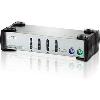 Aten CS-84AC KVM switch PS/2 4PC vč. kabeláže 1,2 a 1,8m