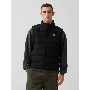 GAP Прошивана жилетка с лого GAP GAP | Cheren | МЪЖЕ | XS