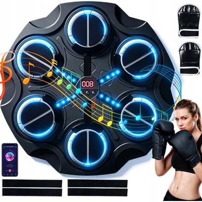 HMS TB13 Elektronický boxerský terč s LED Bluetooth a rukavicemi