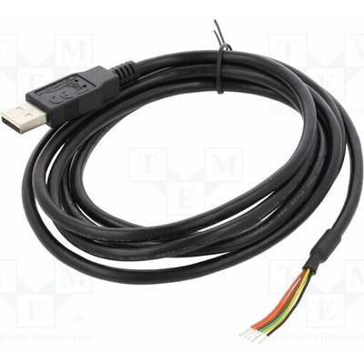 Delock 83116 USB 2.0 USB A vidlice 1,8m černý