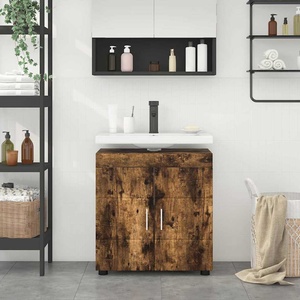 vidaXL Комплект шкафове за баня TULUM Димян дъб 60 x 34 x 63 см (880326)