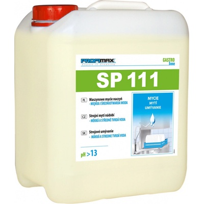 Profimax SP 111 strojní mytí nádobí do profesionálních myček nádobí voda měkká a středně tvrdá 10 l