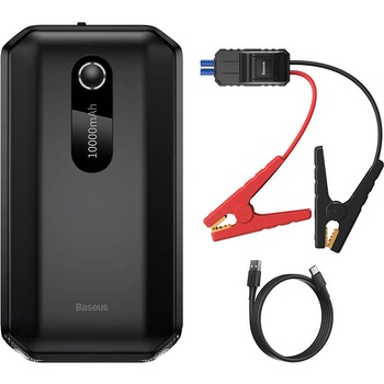 Baseus Super Energy Car Jump Starter 10000mAh, 1000A за автомобил, Външна батерия 10000 mAh с фенер (CGNL020101)