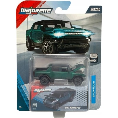 MAJORETTE SHOWROOM DELUXE GMC HUMMER EV ZELENÝNOVÝ KOVOVÝ MODEL 1:64