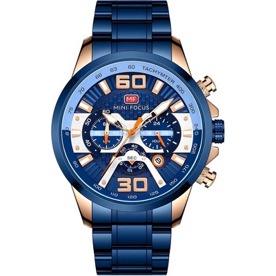 MINI FOCUS Часовник Mini Focus NO-23883 - Син KP23883 (NO-23883)