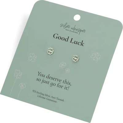 Hot Diamonds Stříbrné náušnice Silver Whisper Good Luck SWE010