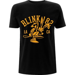 NNM мъжка тениска Blink 182 - College Mascot - Black - RTBLITSBCOL