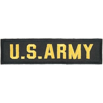 Nášivka: US ARMY černá | žlutá