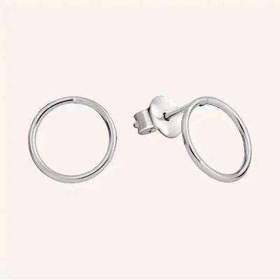 SilveAmo Strieborné náušnice puzety Kruhy C21045