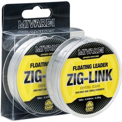 MIVARDI Plávajúci Zig Link 100 m 0,305 mm