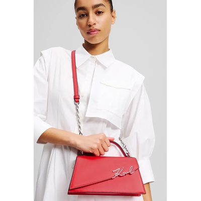 KARL LAGERFELD Кожена чанта Karl Lagerfeld K/SIGNATURE (A1W30458)