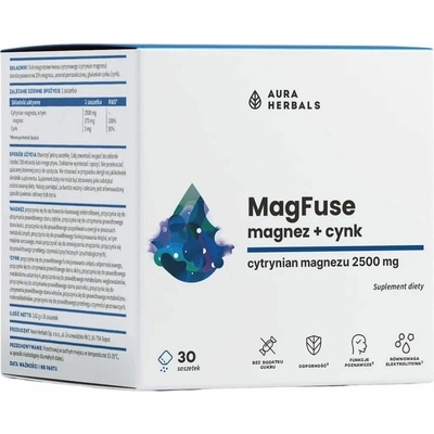 Aura Herbals MagFuse Oranžová 30 sáčkov