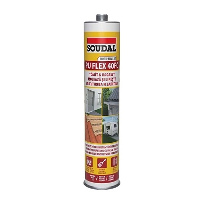 Soudal УПЛЪТНИТЕЛ pu soudal ФЛЕКС 40fc 300мл ТИК (161940)