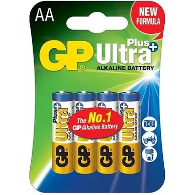 GP Batteries Алкална батерия gp ultra plus lr6 aa /4 бр. в опаковка/ 1.5v (gp-ba-15aup-u4)