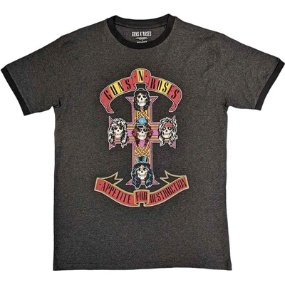 Guns N' Roses tričko Appetite for Destruction Charcoal Grey