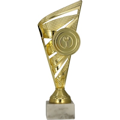 Pohár plastový zlatý 23 cm
