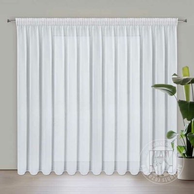 Záclona ARLETA na páske 350x270cm biela
