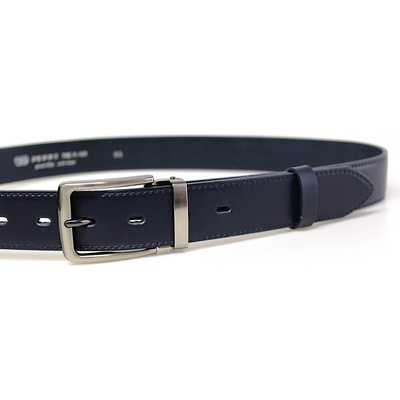 Penny Belts pánský kožený opasek 35-020-2-56 modrý