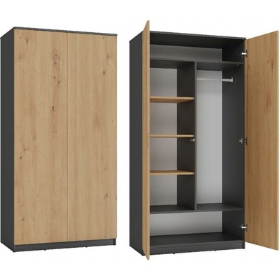 TP Living Malwa 90 cm antracit/dub artisan
